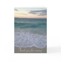 Gracias playa de tarjetas