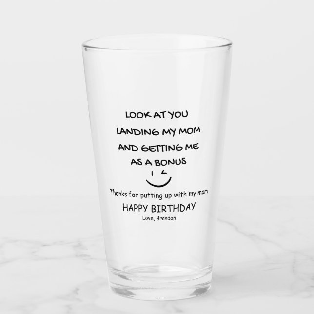 Gracias por aguantar a mi padre. (Anverso)