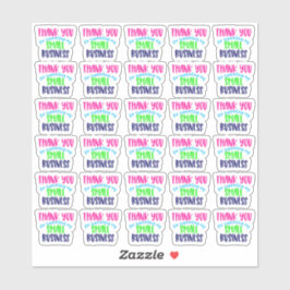 Gracias por apoyar a mi Pegatina de pequeñas empre