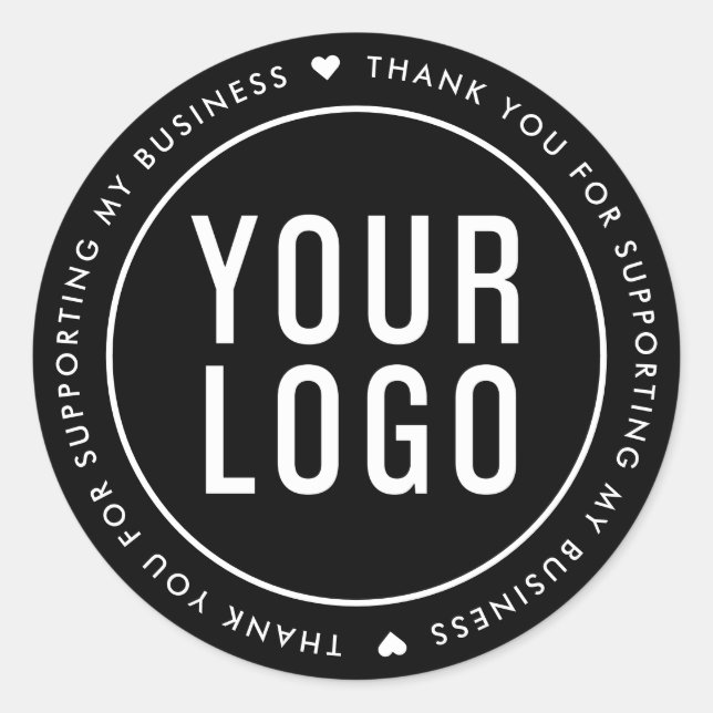 Gracias Por Apoyar A Mis Pegatinas De Negocios (Anverso)