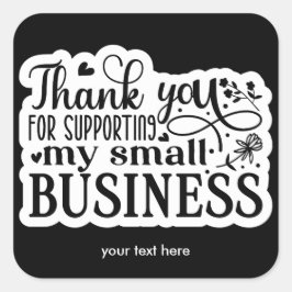 Gracias por apoyar al pegatina