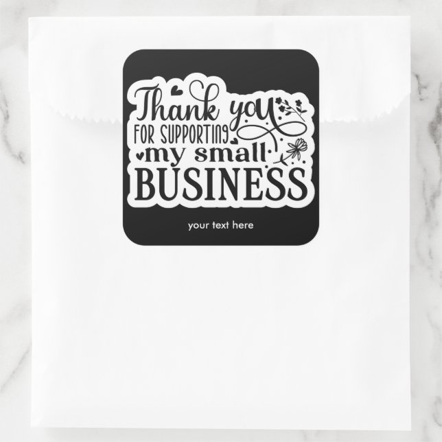 Gracias por apoyar al pegatina (Bolso)