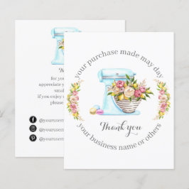 Gracias Por Apoyar Mi Pequeña Tarjeta De Negocio