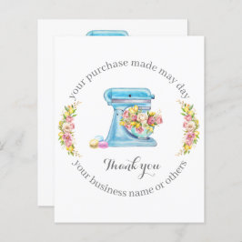 Gracias Por Apoyar Mi Pequeña Tarjeta De Negocio