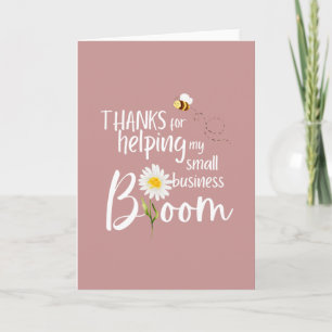 Gracias Por Ayudar A Mi Pequeña Tarjeta De Bloom E