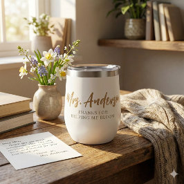 Gracias Por Ayudarme A Bloom Thermal Tumbler