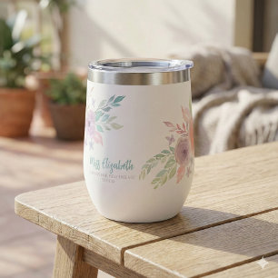 Gracias Por Ayudarme A Bloom Water Bottle