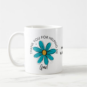 gracias por ayudarme a crecer taza de café para ma