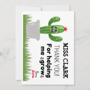 Gracias por ayudarme a cultivar tarjeta