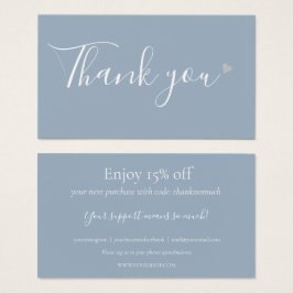 Gracias Por Comprar La Dusty Tarjeta De Descuento 