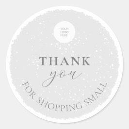 Gracias Por Comprar Pequeño Con El Pegatina De Log