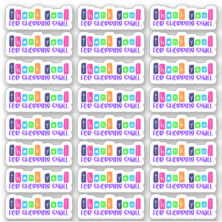 Gracias Por Comprar Pequeño Pegatina Vinil