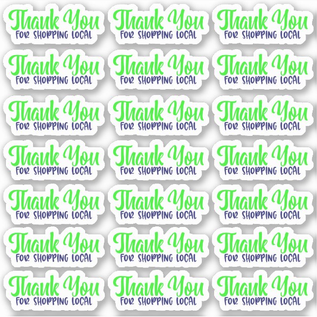 Gracias por comprarse en la zona - Pegatina de vin (Anverso)