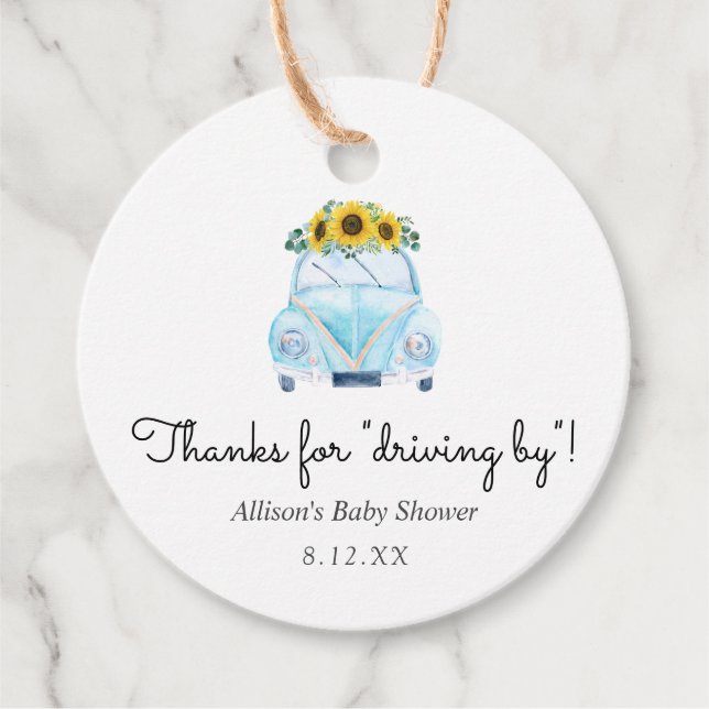 Gracias por conducir por etiqueta de favor (Anverso)