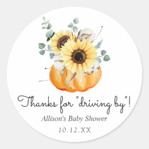 Gracias por conducir por la etiqueta de favor de c