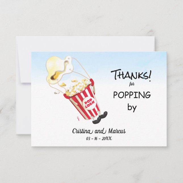 Gracias por el evento Popping By Popcorn (Anverso)