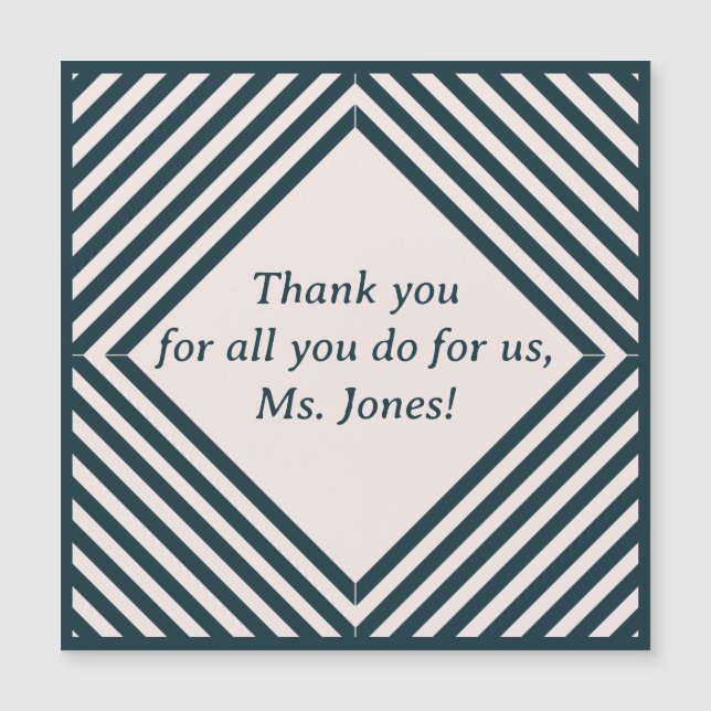 Gracias por el profesor (Anverso)