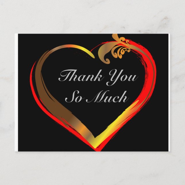 Gracias por enviar la tarjeta (Anverso)