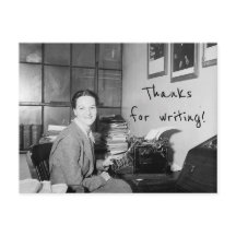 Gracias por escribir postal