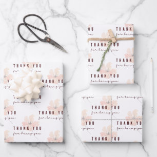 Gracias Por Estar Envolviendo Hojas De Papel