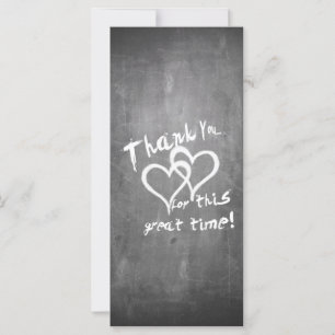 Gracias por este gran tiempo en una pizarra de tiz