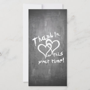 Gracias por este gran tiempo en una pizarra de tiz