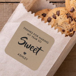 Gracias por hacer mi año tan dulce etiqueta de pro