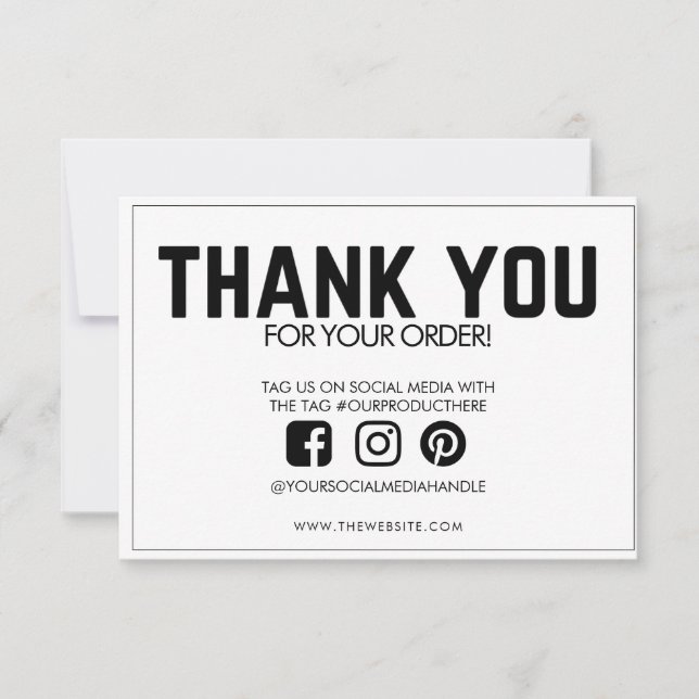 Gracias por la inserción de medios Personalizados  (Anverso)