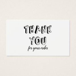 Gracias por la tarjeta de descuento de compras