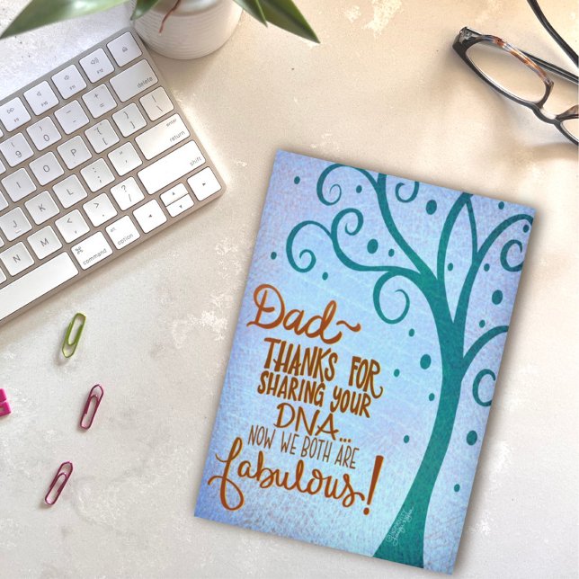 Gracias por la tarjeta divertida del Día del Padre (Subido por el creador)