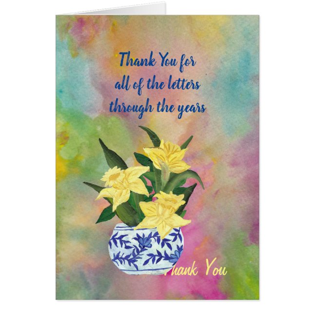 Gracias por las cartas Daffodil (Frente)
