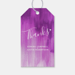 Gracias por las etiquetas de regalo de eventos de 