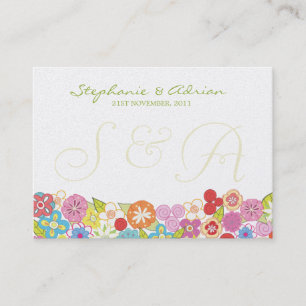 Gracias por las tarjetas Table Place Summer Spring
