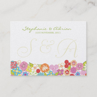 Gracias por las tarjetas Table Place Summer Spring