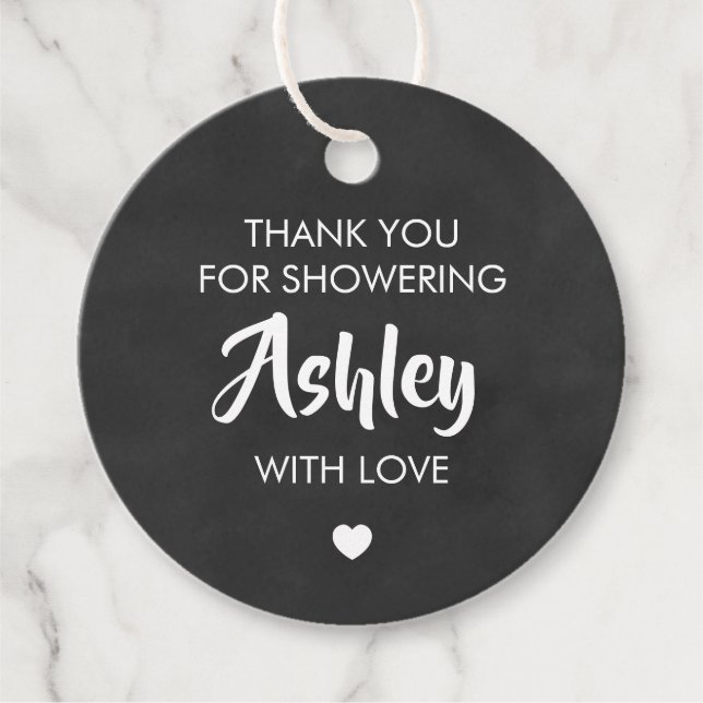 Gracias por mostrarla con la etiqueta de regalo de (Anverso)