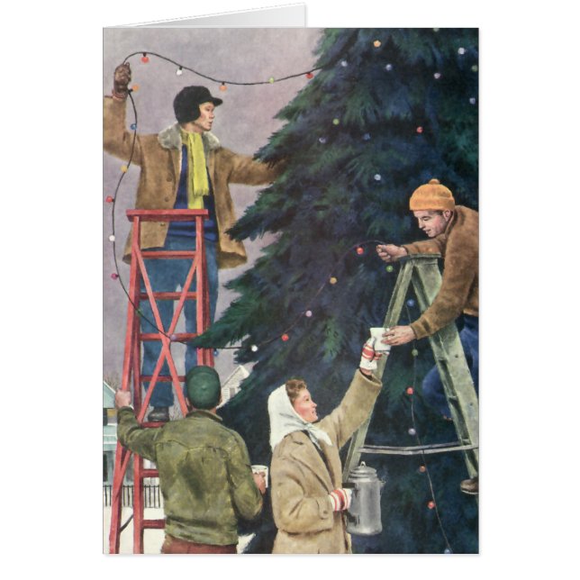 Gracias por Navidad Vintage (Frente)