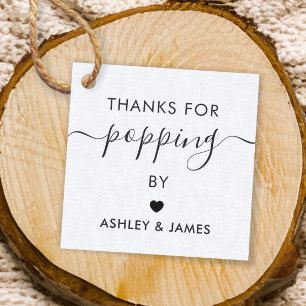 Gracias por pasar por etiquetas, Etiqueta de boda,
