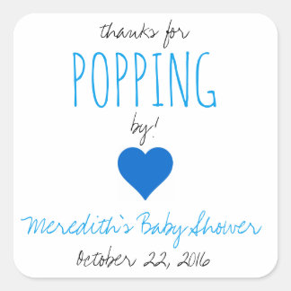 ¡Gracias por pasarse! Pegatinas Baby Shower Favor
