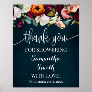 Gracias por Rociar la Novia Señal de Vino Marino