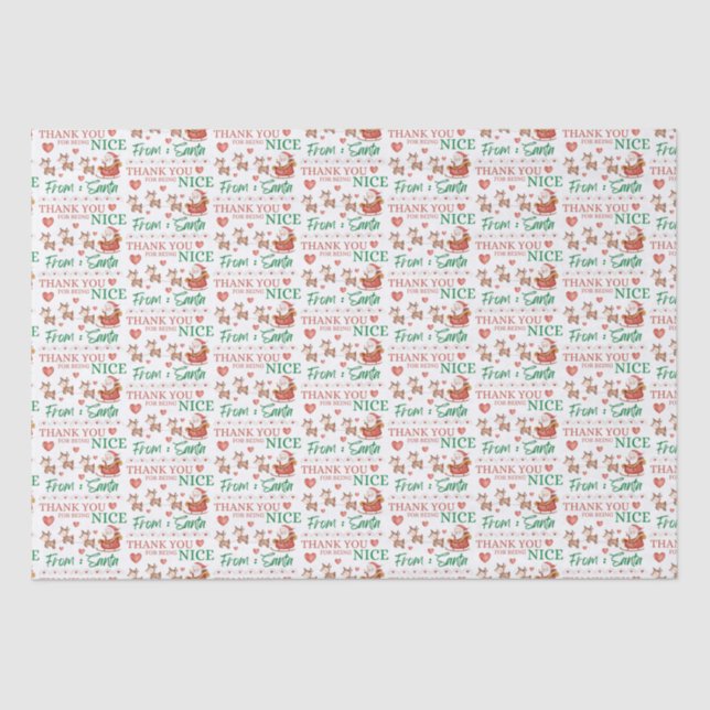 Gracias Por Ser Agradable Con El Papel De Papel Te (Anverso)