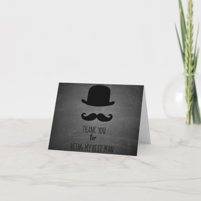 Gracias Por Ser Mi Mejor Tarjeta De Hombre (Anverso)