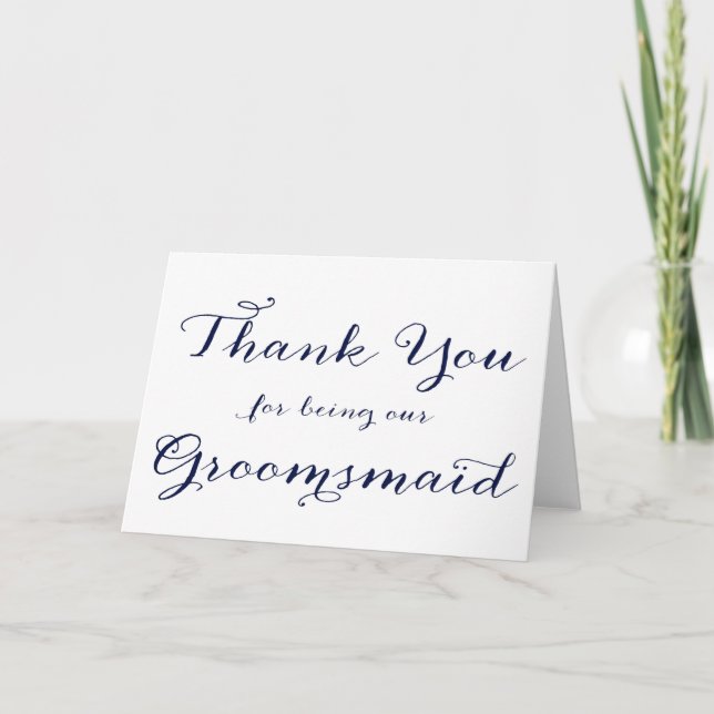 Gracias Por Ser Nuestra Tarjeta Boda De La Camarad (Anverso)