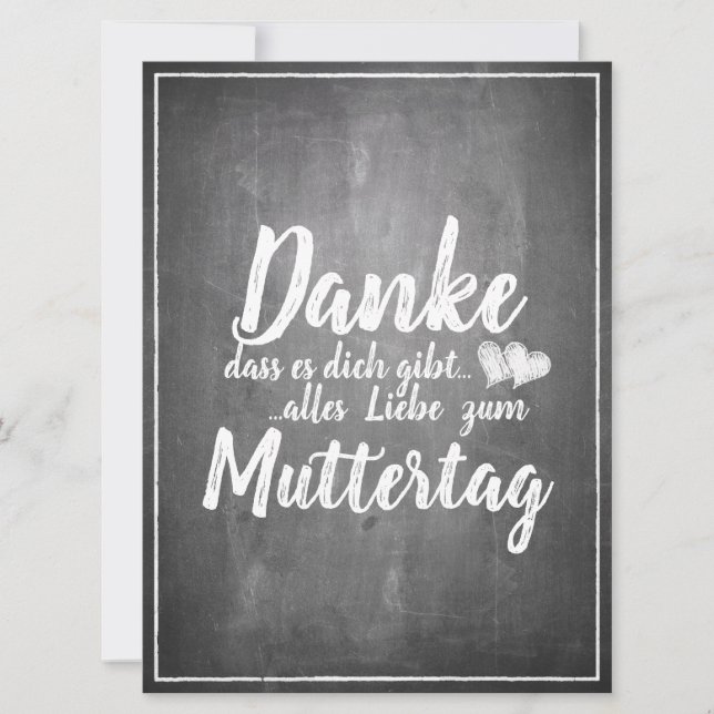 ¡Gracias por ser tú! Panorama del Día de la Madre (Anverso)