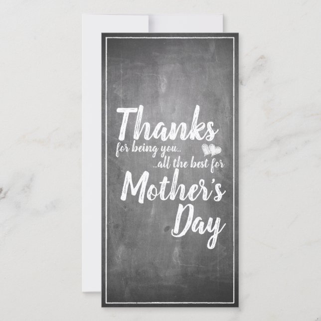 ¡Gracias por ser tú! Panorama del Día de la Madre (Anverso)