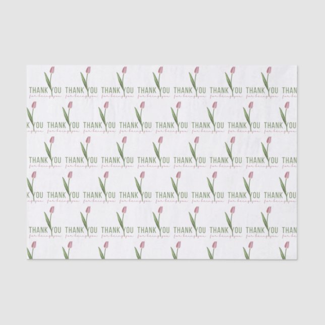 Gracias Por Ser Tu Papel Tejido (Anverso)