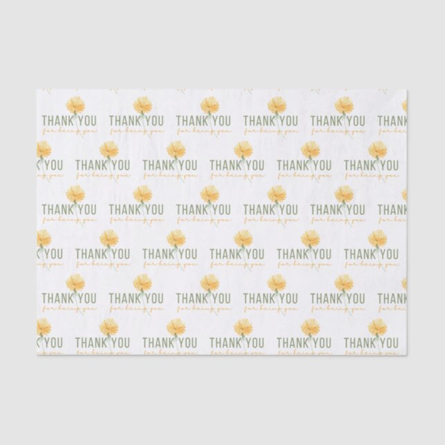 Gracias Por Ser Tu Papel Tejido (Anverso)