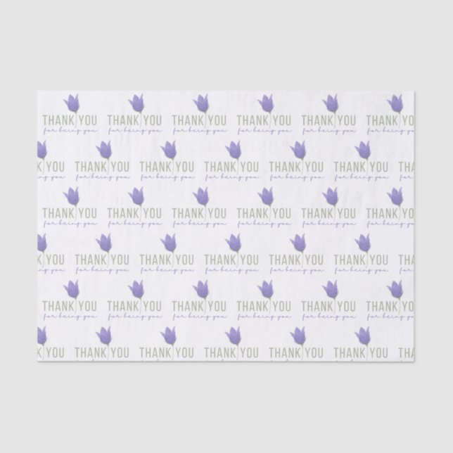 Gracias Por Ser Tu Papel Tejido (Anverso)