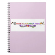 Gracias por ser un amigo Cuaderno oficial