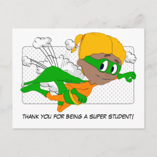 Gracias por ser una postal de un superestudiante c