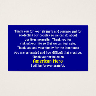 Gracias Por Servir A Nuestro País